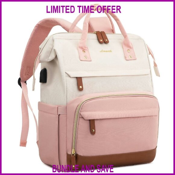 Handbags - 15.6 Inch Laptop Backpack Large Capacity Waterproof Work Travel Daypack